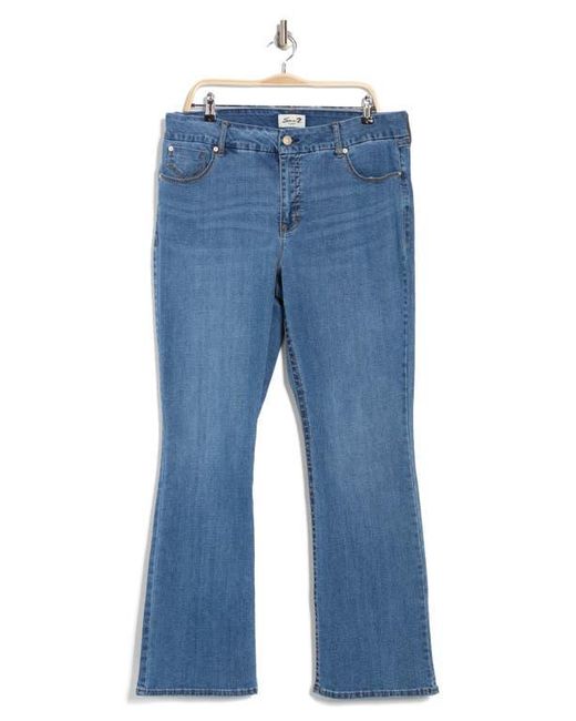 Seven7 Blue Tummyless Bootcut Jeans