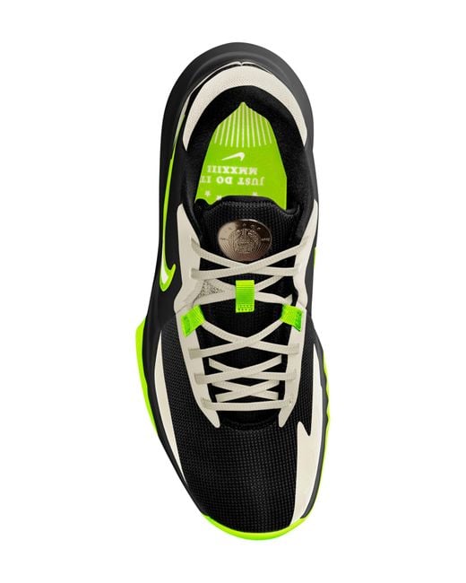 Nike Green Precision 6 Basketball Shoe for men
