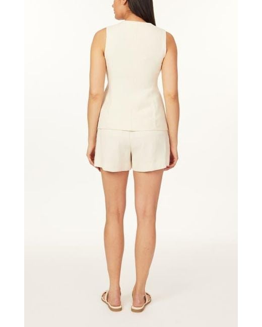 Scotch & Soda White Washed Longline Vest