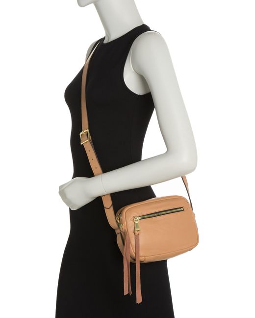 Aimee Kestenberg Leather Camera Crossbody Bag in Black | Lyst