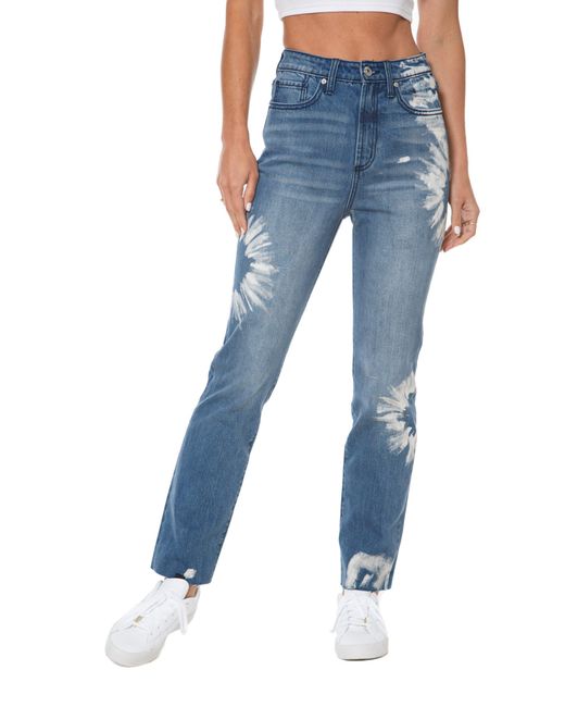 Juicy Couture Blue Venice High Rise Straight Leg Jeans