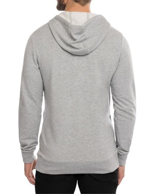 Travis Mathew Gray Cloud Hoodie for men