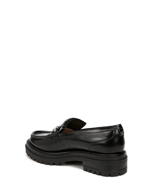 Sam Edelman Black Carie Kiltie Fringe Loafer
