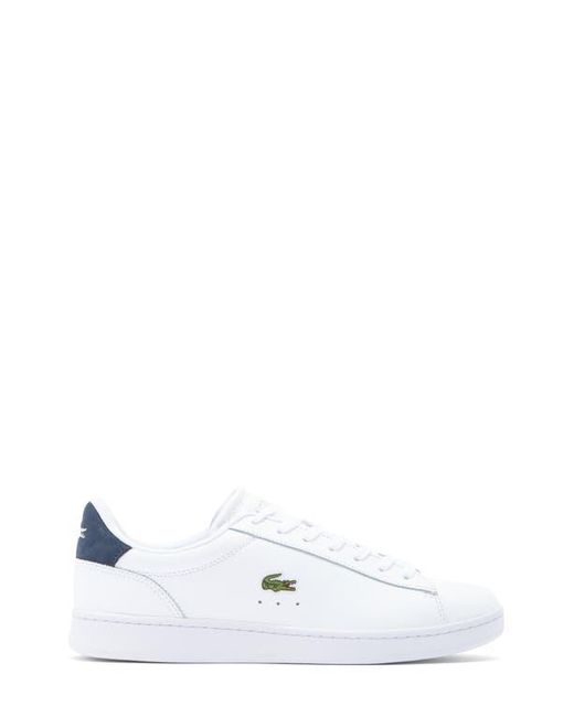 Lacoste White Carnaby Low Lace-Up Sneaker for men