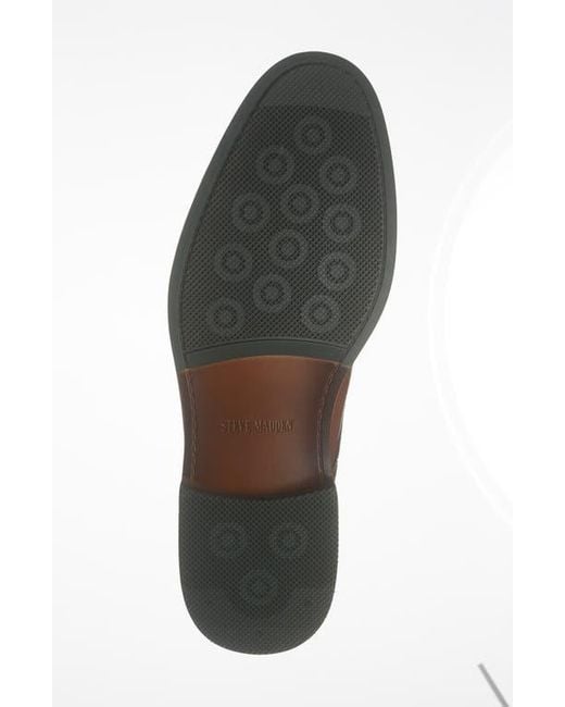 Steve Madden Brown Pierce Plain Toe Derby for men