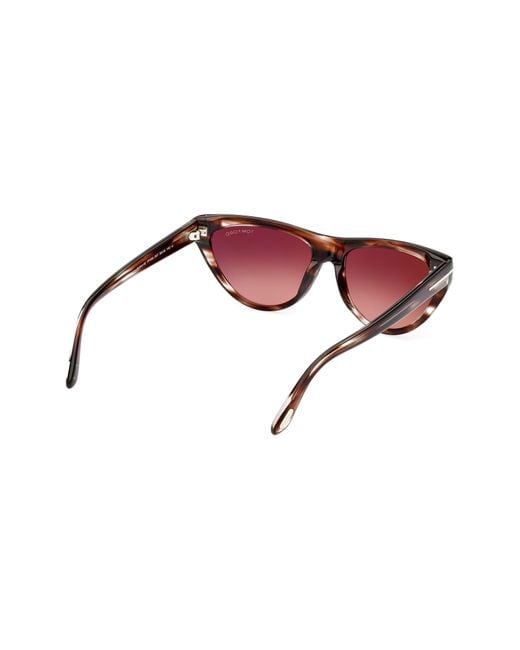Tom Ford Pink 56mm Cat Eye Sunglasses