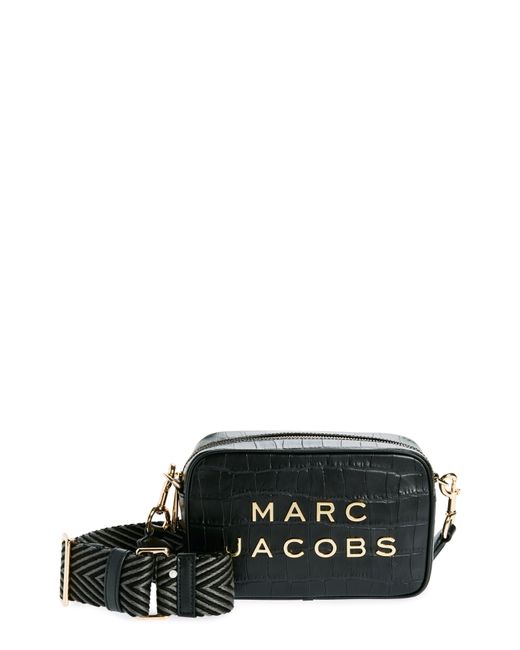 Marc Jacobs Black Flash Croc
