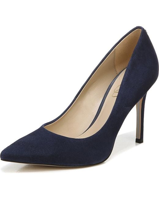 Sam Edelman Blue Hazel Pointed Toe Pump