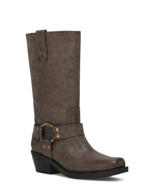 FRYE and CO Brown Lorrie Harness Boot
