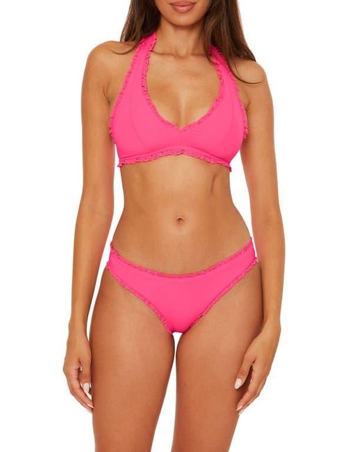 Becca Pink Frills Adela Hipster Bikini Bottoms