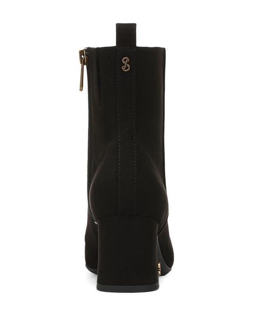 Sam & Libby Black Yvonne Square Toe Bootie