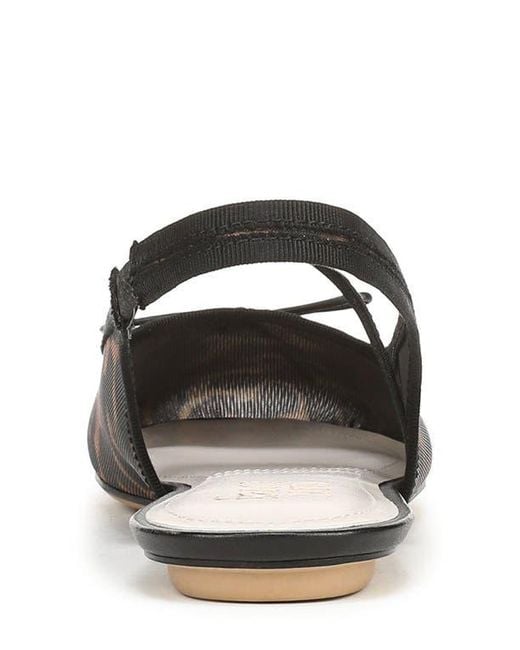 Franco Sarto Black Chara Slingback Flat