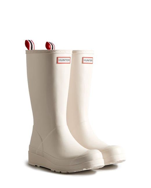 Hunter White Original Play Tall Waterproof Rain Boot