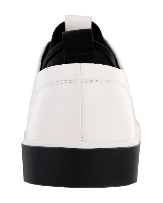 STRAUSS + RAMM White The Lace Up Sneaker for men