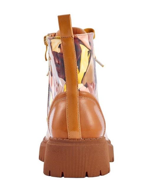 Ninety Union Brown Freeway Lug Sole Combat Boot