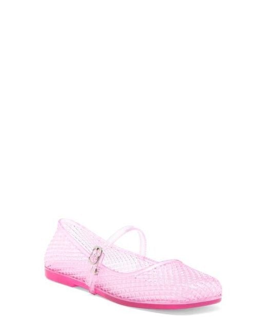 Jeffrey Campbell Pink Breeze Jelly Mary Jane Flat