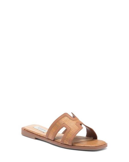 Steven New York Brown Harlien Slide Sandal