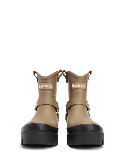 Barbour Brown Elley Harness Rain Boot