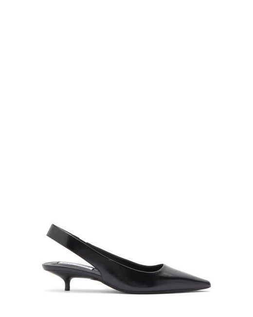 Steve Madden Black Leilany Pointed Toe Slingback Pump