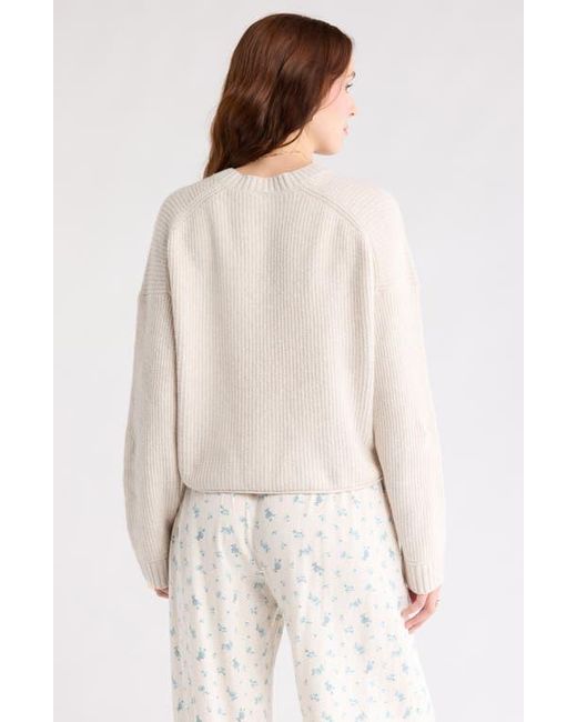 Abound Natural Cozy Crew Pullover Sweater