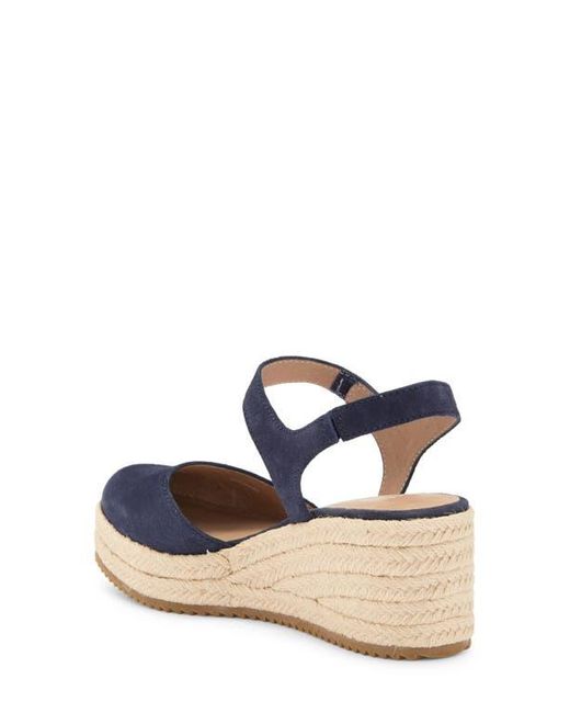 Eileen Fisher Blue Nessa Espadrille Wedge Sandal