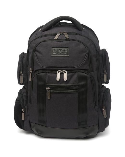 Original Penguin Black Odell Backpack for men