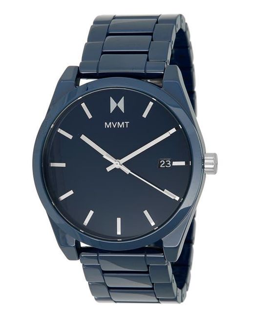 MVMT Blue Element Ceramic Quartz Bracelet Watch, 43Mm for men