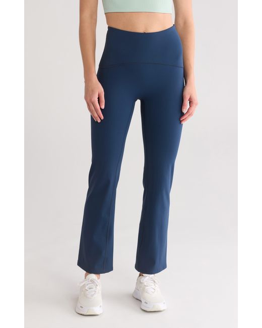 Spanx Blue Booty Boost Flare Ankle Leggings