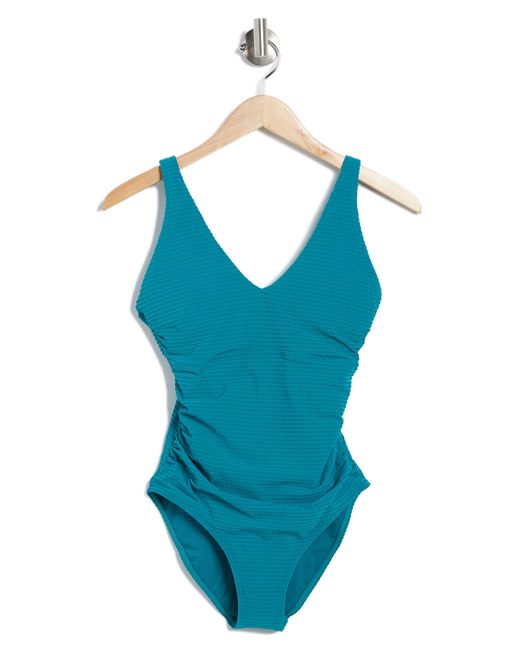 Sea Level D- & Dd-cup One-piece Swimsuit in Blue