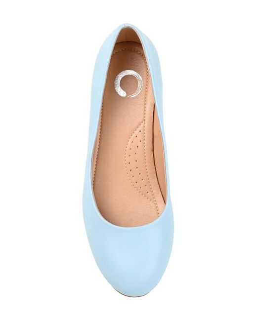 Journee Collection Blue Saar Wide-Width Pump