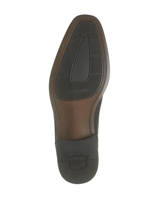 Florsheim Black Ravello Leather Monk Strap Shoe for men