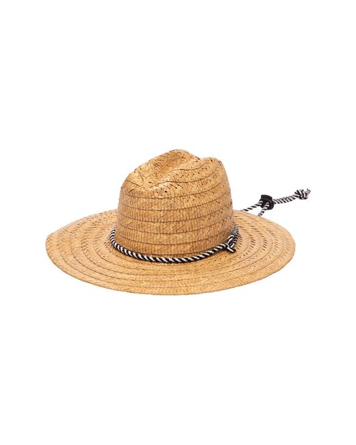 San Diego Hat Natural Braided Straw Lifeguard Hat for men