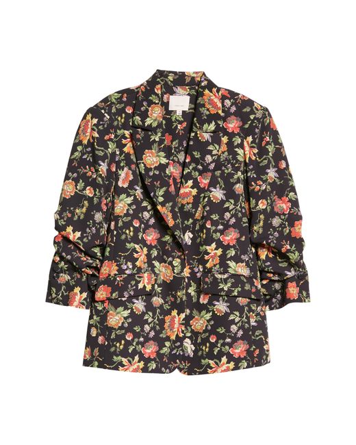 Cinq À Sept Black Kylie Provence Floral Jacket