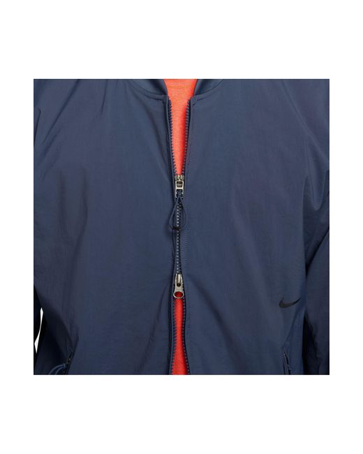 Nike Blue A.p.s. Repel Packable Bomber Jacket for men
