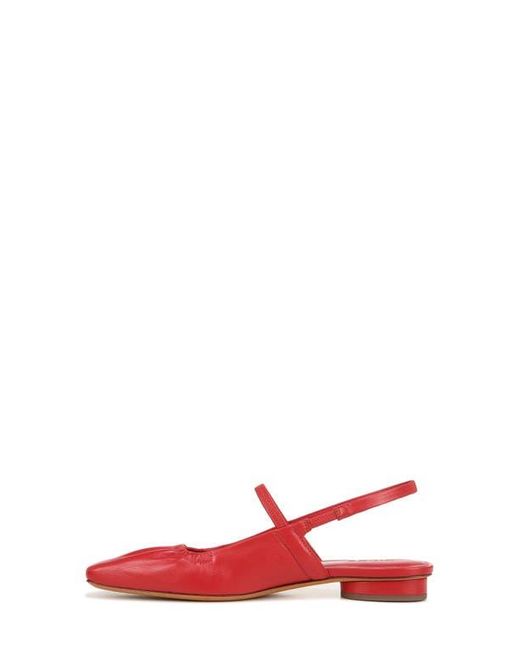 Vince Red Venice Slingback Flat