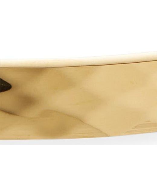 Sterling Forever Metallic Verlyn Hammered Bangle Bracelet