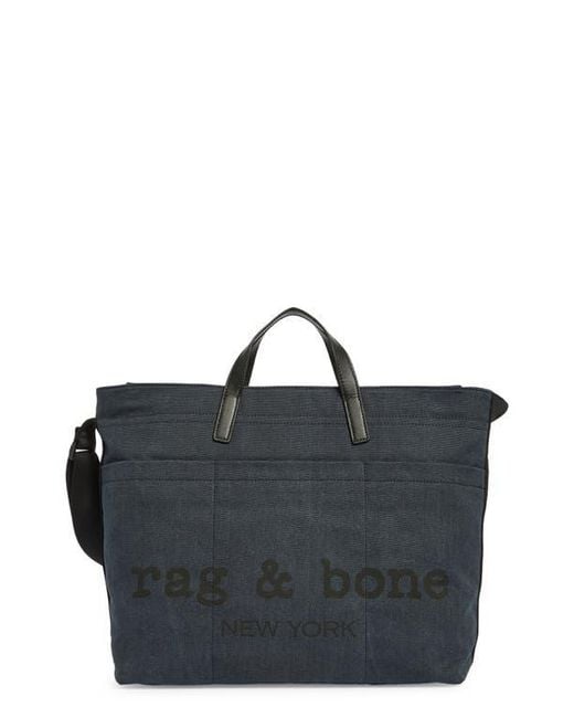 Rag & Bone Black Clinton Tote