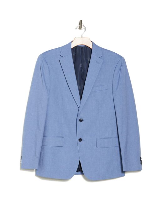 Tommy Hilfiger Blue Classic Cotton Blend Blazer for men