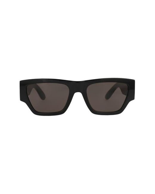 Alexander McQueen Black 55Mm Square Sunglasses for men