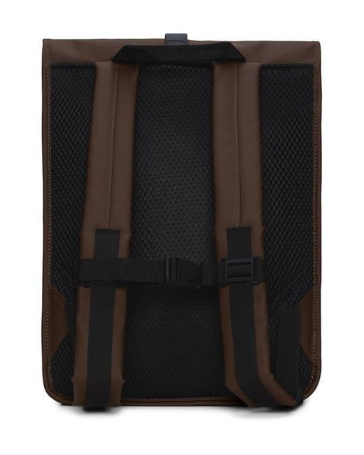 Rains Rolltop Waterproof Rucksack in Brown | Lyst