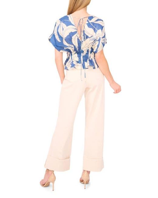 Parker Blue The Halle V-Neck Cinch Waist Top