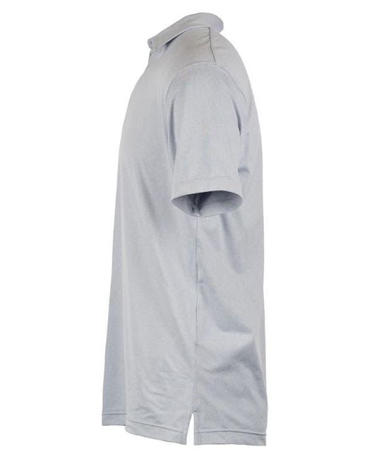 Burnside Gray Soft Jersey Polo for men