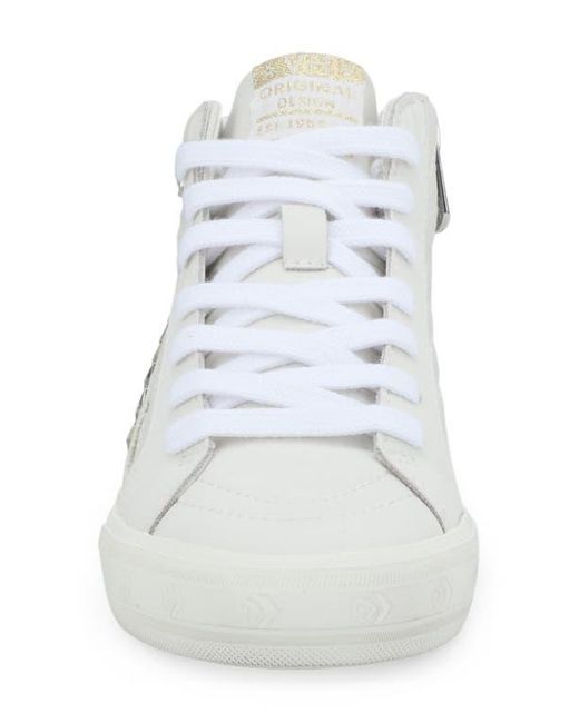 Vintage Havana White Gia High Top Sneaker