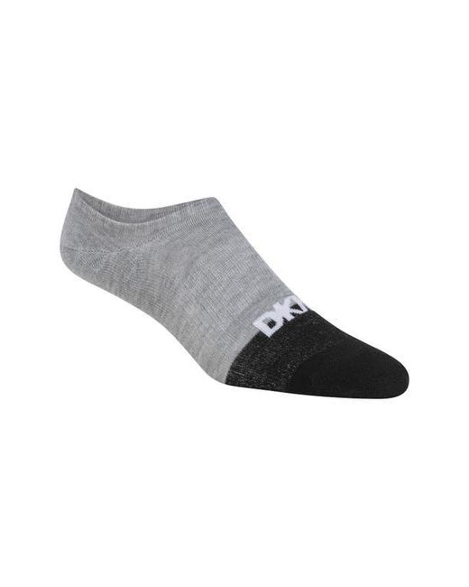 DKNY Black 6-Pack Liner Socks for men