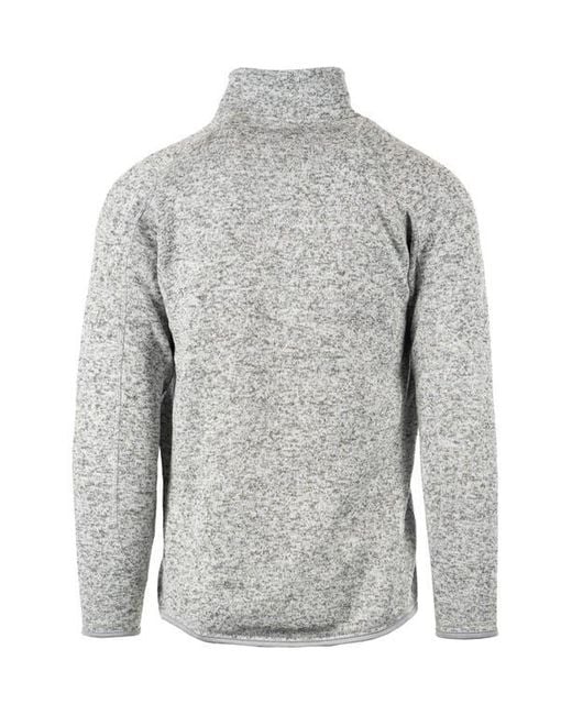 Burnside Gray Knit Sweater Jacket for men