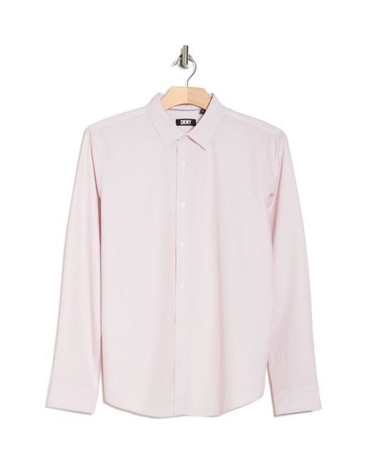 DKNY Pink Winston Button-up Shirt for men