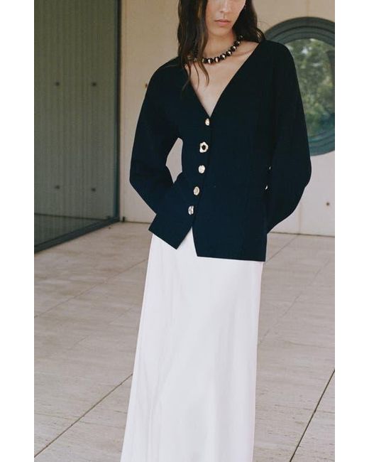Mango Black Dali Knit Jacket