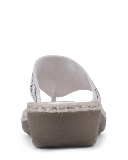 White Mountain White Cienna Thong Sandal