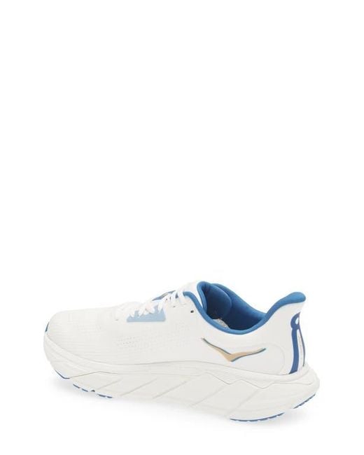 Hoka One One White Arahi 7 Running Shoe for men
