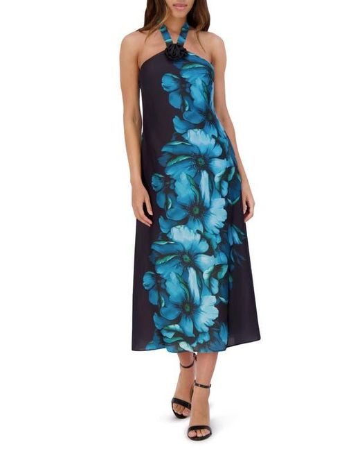 green ruffle halter dress Anaisa main image 0